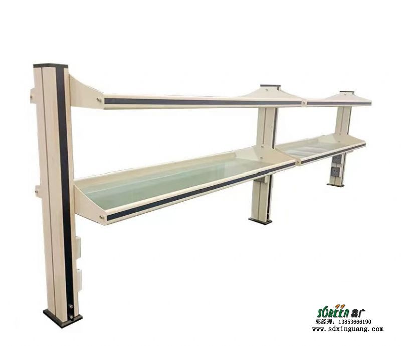 山東實(shí)驗(yàn)室家具化驗(yàn)室操作臺(tái)鋁玻試劑架